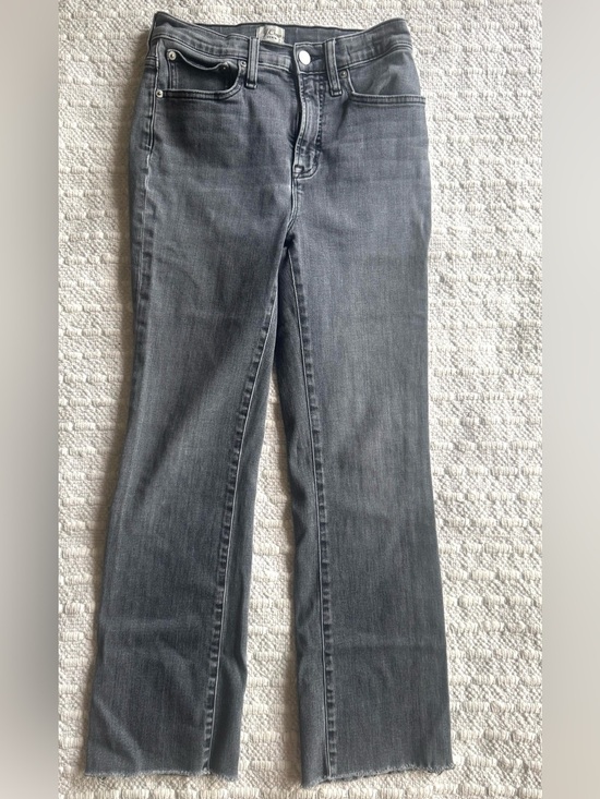 J. Crew Denim - J. Crew Gray Demi Boot Cropped Length Sz 27